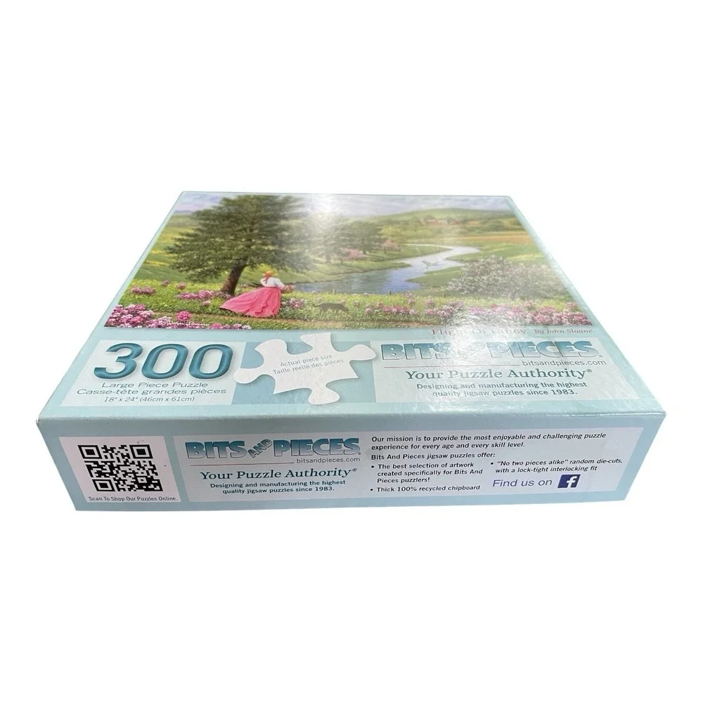 300 Piece Puzzle Bits and Pieces Flight of Fancy Complete Pre-Owned Jigsaw